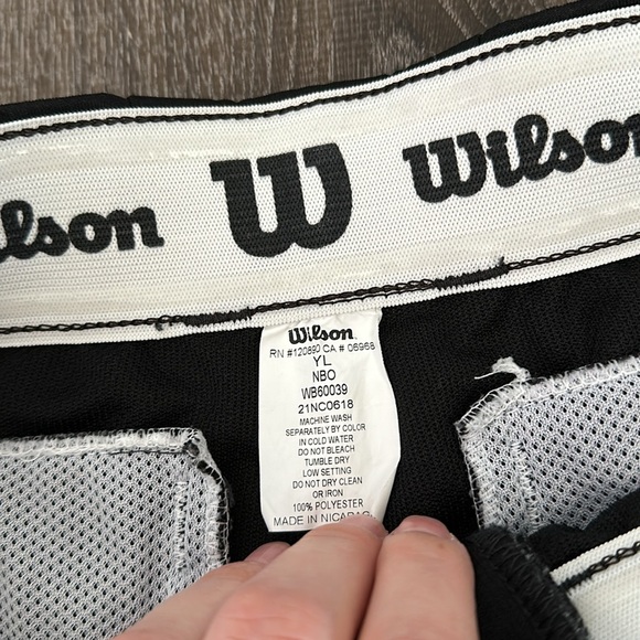 NWOT Wilson Youth Open-bottom baseball pants - Picture 2 of 3